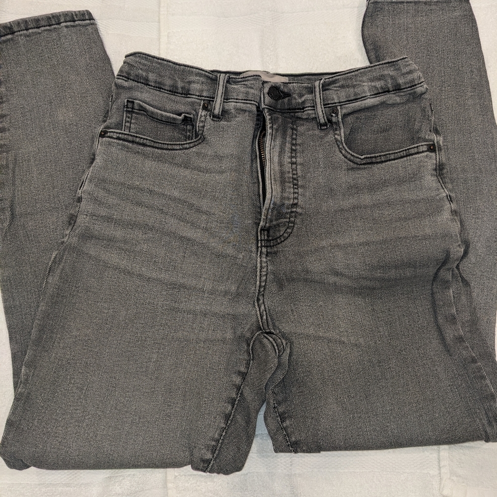 Everlane Black/Gray Skinny Jeans